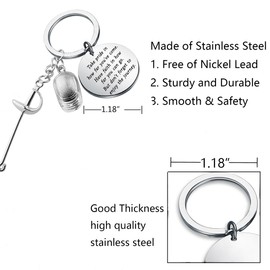 FUSTMW Fencing Gifts Keychain Fencing Sport Gifts for Coach Team Fence Lovers Keyring Fencer Gift Sports Souvenir (Fencing K)
