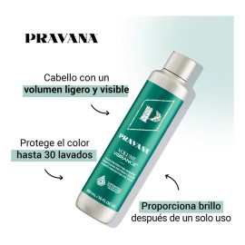 Shampoo para Cabello Pravana Volume Vibrance para Cabello Fino y Teñido 300 ml