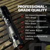 Observer Tools LED Rechargeable Flashlight, 1200 Lumens Tactical Flashlight, high