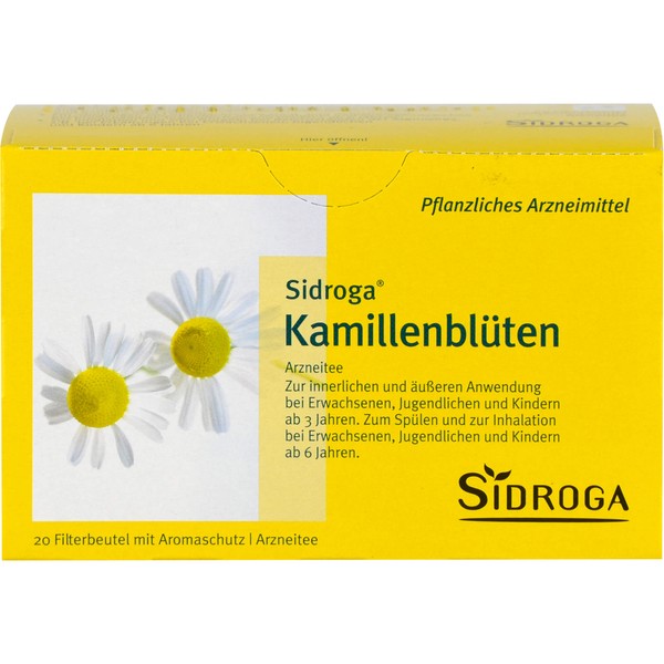 Sidroga Kamillenblüten Arzneitee, 20 pcs. Filter bag