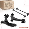 A-Premium Set of 4, Front Lower Control Arm, Sway Bar