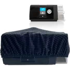 CPAP Dust Cover - CPAP Hose Cover - Protect Your CPAP Machines for Sleep Apnea & BiPAP Machines - CPAP Cleaning Supplies - CPAP Accessories - Cleaner Machine - CPAP Cover (Black)