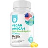 Vegan Omega 3 DHA EPA Supplement - Algae Omega-3 Fatty