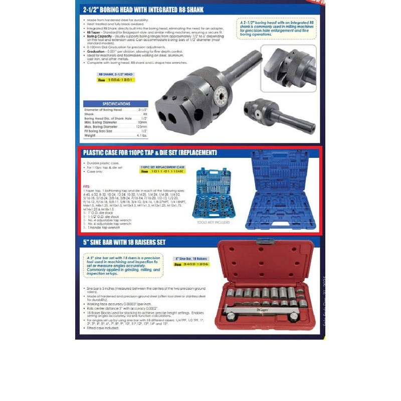 HHIP 1011-0111CASE Replacement Plastic Case for 110 Piece Tap &