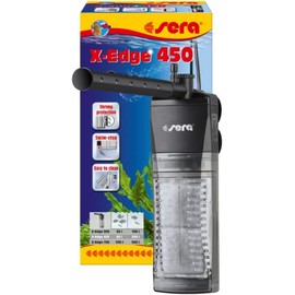sera X-Edge 450 Powerful & Energy-Efficient Corner Filter or Internal Filter for Aquarium up to 200 Litres, 32656