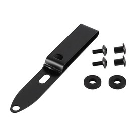 Laroal Kydex Belt Clip Sheath Kit Stainless Steel Kydex DIY Holster Kit Clips Replacement with Screws Universal Metal Belt Clip for Sheaths