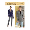 Butterick Misses Jacket Sewing Pattern, Multicolor 2 Piece