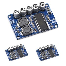 GERUI TDA8932 Digital Power Amplifier Board DC Voltage 10-30V 35W Mono Amplifier Module TDA8932 for Active Speakers, Electroacoustic Projects and Audio Applications, Pack of 3
