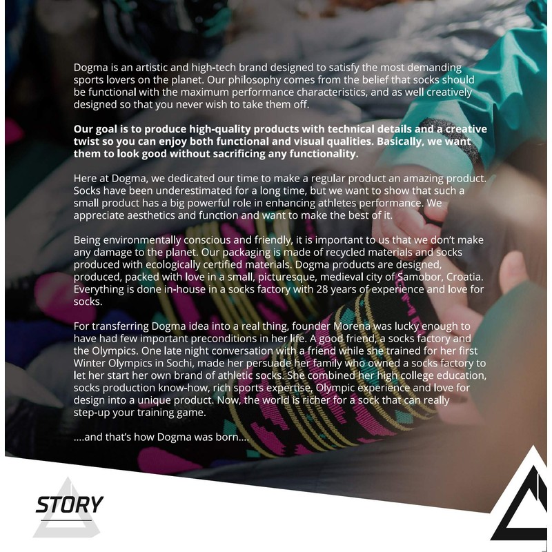 DOGMA Lynx - Snowboard Socks Made of Merino Wool, Ski