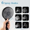 OFFO Shower Head,6 Modes Handheld Shower Head Large Powerful Boosting
