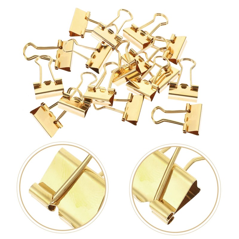 Operitacx 1 Box Elliot Folder Clips Paper Clip Colourful Binding