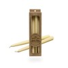 100 Percent Pure Beeswax Taper Candles. Box of 4 /