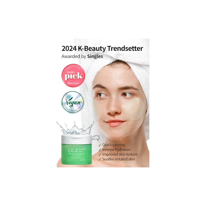BEAUDIANI Cica Ampolla Mascarilla 100Ea, Almohadilla Para El Cuidado De