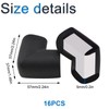 INCREWAY Baby Protection, 12 mm Thick, Black Nitrile Butadiene Rubber,