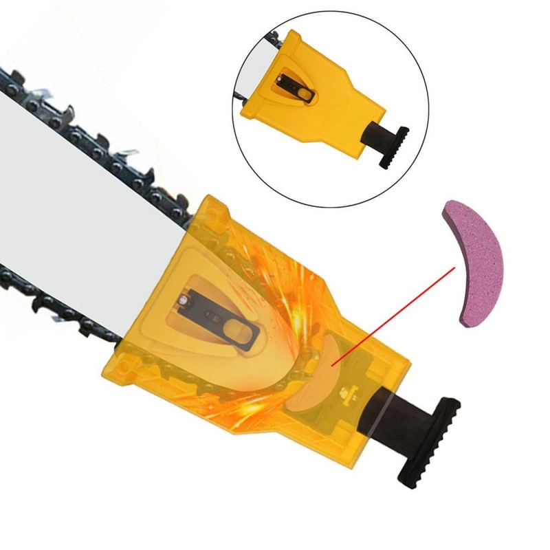 Powertool 2 Pcs Chainsaw Sharpener Chain Grinder Tool Woodworking Saw