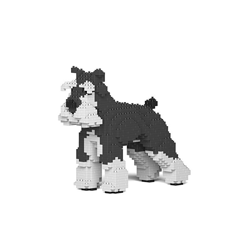 JEKCA Standard Schnauzer 01S-M01 | Dog Plastic Building Blocks |