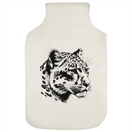 'Snow Leopard' Hot Water Bottle Cover (HW00034554)