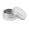 zalati Aluminum Jars Containers, 10 Pieces Refillable Aluminum Screw Lids