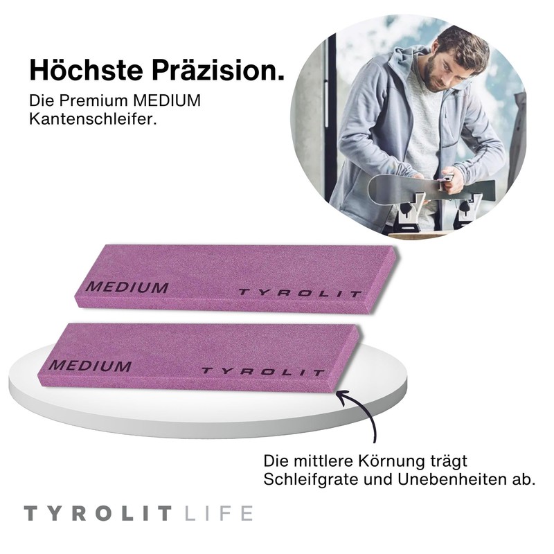 Tyrolit Life Set of 2 Ceramic Files Medium for Remarkable