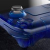eXtremeRate Clear Blue Custom Faceplate Back Plate Shell for Steam