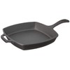 Jim Beam JB0217 10.5" Pre Seasoned Cast Iron Square Skillet