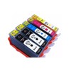 Genérico Cartuchos Compatible Kit 5 Piezas 670 XL 1 Amarillo,