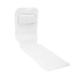 GLIDESMOOTH Bath Pillows, Spa Bath Pillows for Tub Neck and Back Support, Bath Pillows for Tub, PVC Bathtub Accessories for Relaxing Spa Experience, White