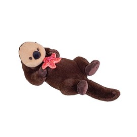 Wild Republic Earthkins Sea Otter, Stuffed Animal, 15 Inches, Plush Toy, Fill is Spun Recycled Water Bottles, Eco Friendly