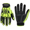 HANDLANDY Anti-Vibration Gloves Men Shockproof Work Gloves, Padded Palm Grip