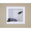 DATA COMM Electronics 45-0061-WH Recessed AV/HDMI Cable with Expandable Media