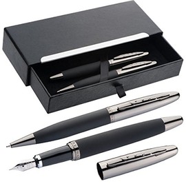 Mark Twain Writing Set 1339203 Twist Ballpoint Pen and Fountain Pen