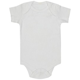 ToBeInStyle Infants Boys Girls Lap Shoulder Bodysuit - White - 12M