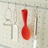 Akebono Sangyo PM-903 Rice Spoon, Orange, Made in Japan, Wide