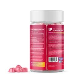LIMITLESS PHARMA Limitless Pharma Pure Creatine Gummies | 5g Creatine Monohydrate | Increases Muscle Strength, Endurance & Performance | Low Sugar, GMO Free, Vegan | 60 Servings, 180 Gummies (Strawberry)