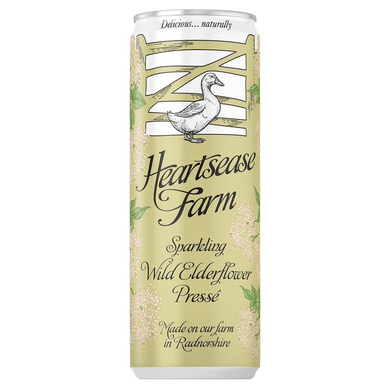 Heartsease Farm Sparkling Elderflower Presse 12 x 330ml