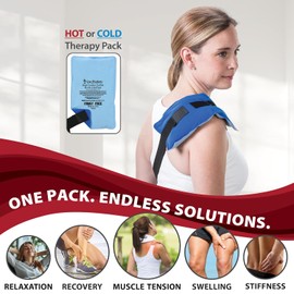 Hot and Cold Gel Pack with 18" Strap 6" x 10"
