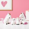 TQUPT 4-Piece Unicorn Statue Set - Unicorn Statues Figurines for