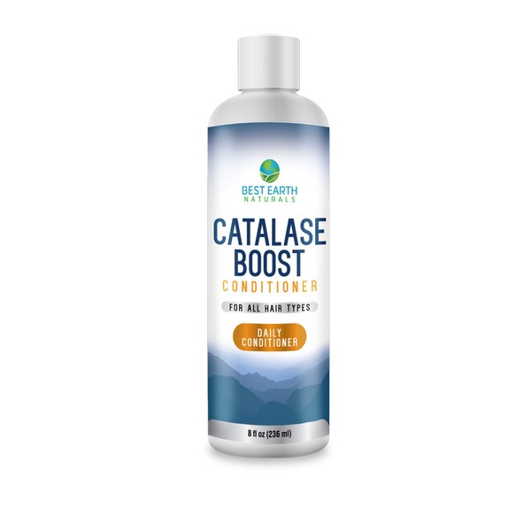 Best Earth Naturals Catalase Boost Conditioner Daily Anti Aging Catalase Conditioner for Men and Women 8 Ounces