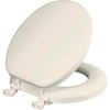Mayfair Padded Toilet Seat, Cushioned Soft Vinyl over Wood Core