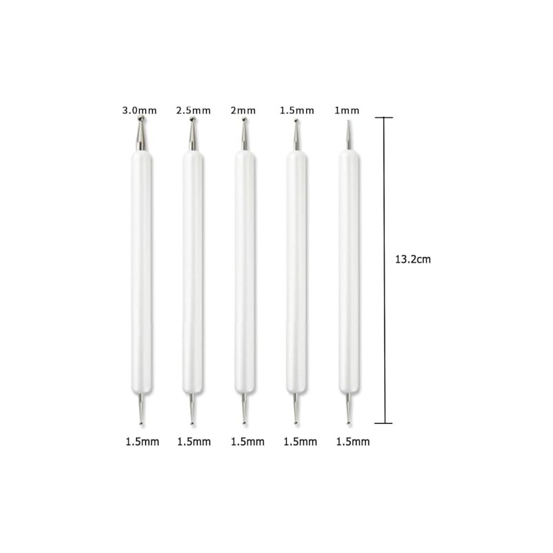 5 PCS Clay Tools, Embossing Tool Set, Embossing Stylus Set
