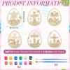 DoubleFill 26 Set Easter Jesus Crafts Kits DIY Religious Wooden