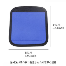 Ginhkok Handle Cover, Handle Cover, Suitcase Cover, Handles, Set of 2, Handle Protection, Soft Grip, For Strollers, Bags, Anti-Slip, Stroller, Training Equipment, Shock Absorbing, Cushion, Anti-Slip