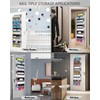YMCLUB Over the Door Organizer, 5 Shelf Hanging Storage with