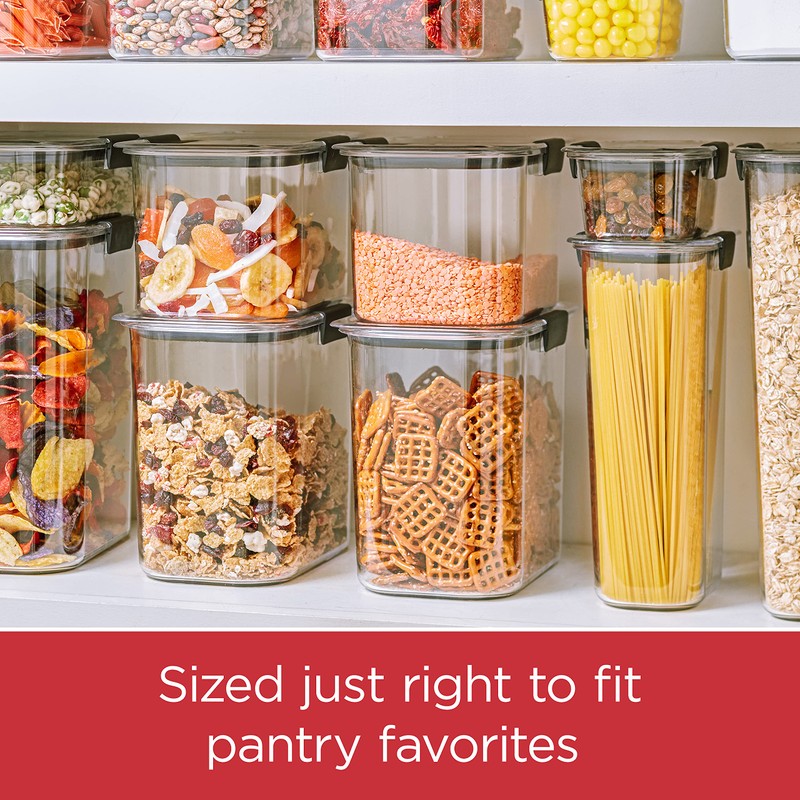 Rubbermaid Brilliance 12-Cup Airtight Food Storage Container, Perfect for Pantry