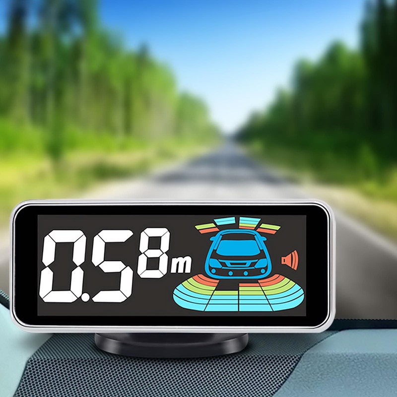 ELSNU Car Parking Sensors Kit Reverse Radar parktronic System Auto