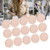 Pack of 100 Wooden Discs 1-2 cm Natural Unfinished Beech