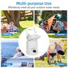 YITAHOME Portable Camping Sink, 38 L Handwashing Station with Adjustable