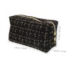 BESPORTBLE Elegant Makeup Bag with Spacious Interior Compact Travel Toiletry
