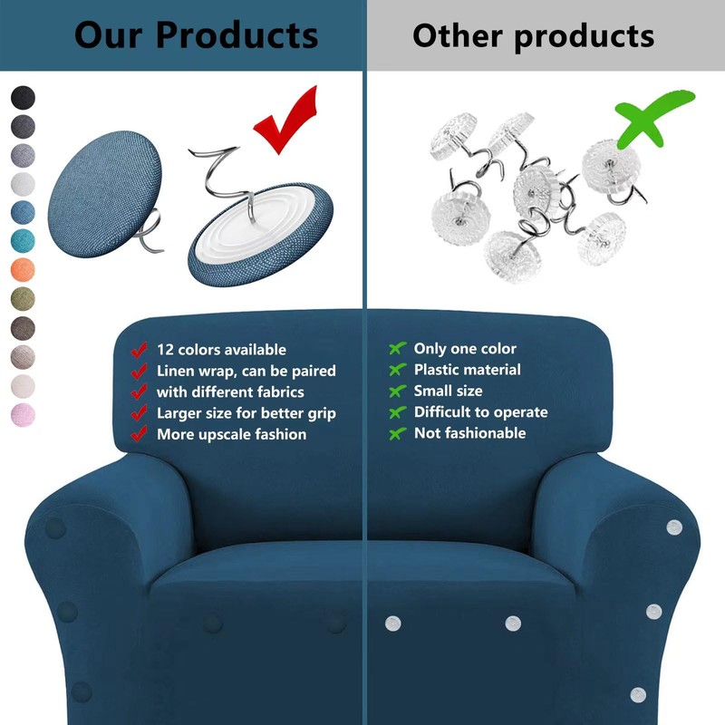 Upholstery Tacks, Twist Pins for Slipcovers, Headliner Pins, Bed Skirt