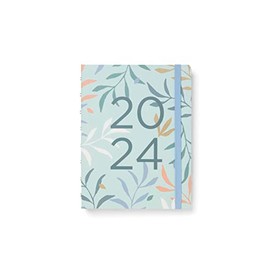Filofax A5 2024 Planner - Botanical Mint